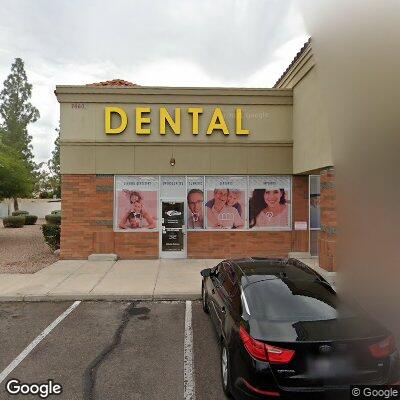 Thumbnail image of the front of a dentist office practice with the name Tempe Smiles Family Dental which is located in Tempe, AZ