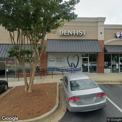 Thumbnail image of the front of a dentist office practice with the name Russell Family Dentistry which is located in Canton, GA