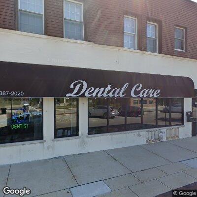 Thumbnail image of the front of a dentist office practice with the name New Smile Center which is located in Brookfield, IL