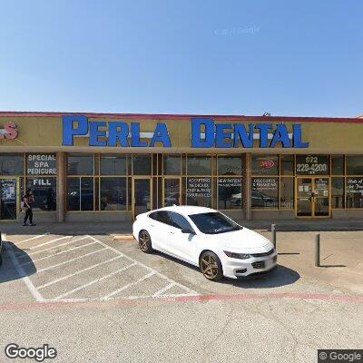 Thumbnail image of the front of a dentist office practice with the name Perla Dental of South Dallas which is located in Dallas, TX