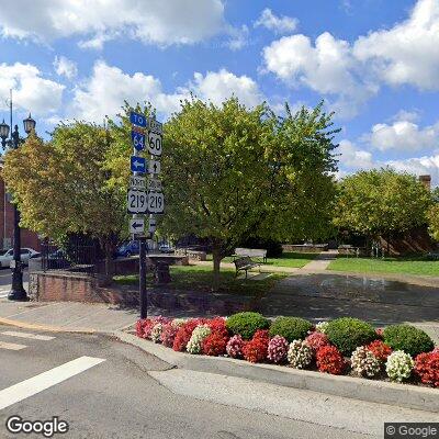 Thumbnail image of the front of a dentist office practice with the name Meadows & Wilson Family Dentistry which is located in Lewisburg, WV