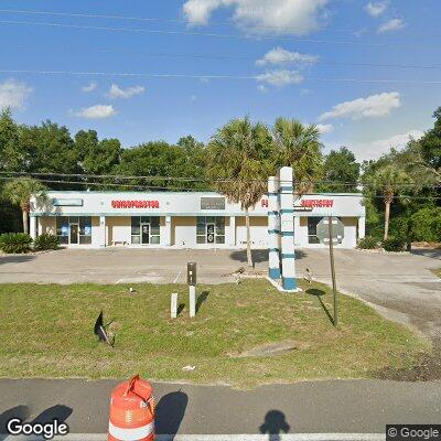 Thumbnail image of the front of a dentist office practice with the name Drs. Davalos & Jones which is located in Crawfordville, FL