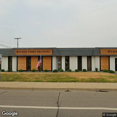 Thumbnail image of the front of a dentist office practice with the name Bucklin Family Dentistry PC which is located in Coldwater, MI