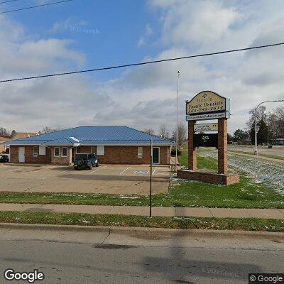 Thumbnail image of the front of a dentist office practice with the name A Gentle Dental Family Practice which is located in Muscatine, IA