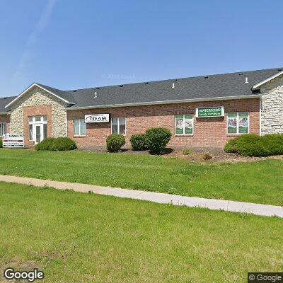 Thumbnail image of the front of a dentist office practice with the name Waterford Family Dentistry which is located in Davenport, IA