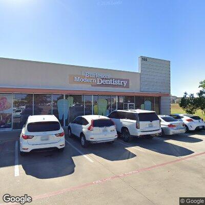 Thumbnail image of the front of a dentist office practice with the name Burleson Modern Dentistry and Orthodontics which is located in Burleson, TX