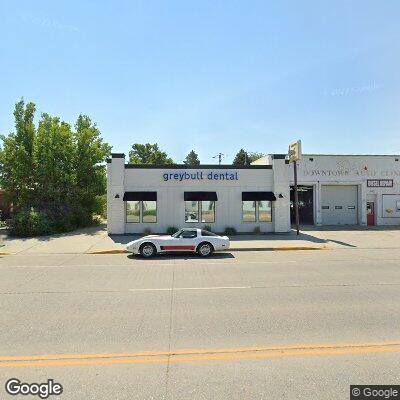 Thumbnail image of the front of a dentist office practice with the name Greybull Dental which is located in Greybull, WY