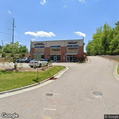 Thumbnail image of the front of a dentist office practice with the name Triangle Family Dentistry which is located in Apex, NC