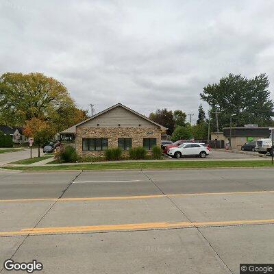 Thumbnail image of the front of a dentist office practice with the name Wolfson Dental which is located in Oak Park, MI