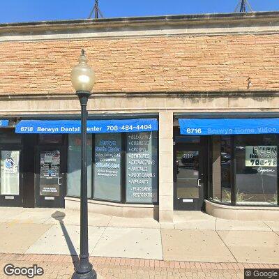 Thumbnail image of the front of a dentist office practice with the name Berwyn Dental Center which is located in Berwyn, IL