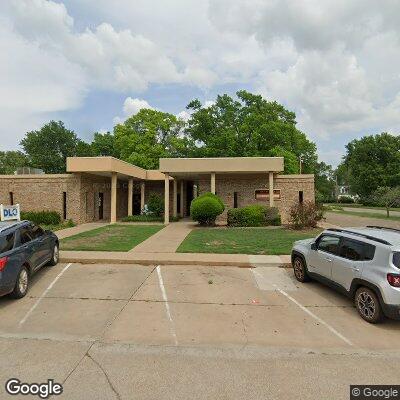 Thumbnail image of the front of a dentist office practice with the name Cowboy Dental P which is located in Stillwater, OK