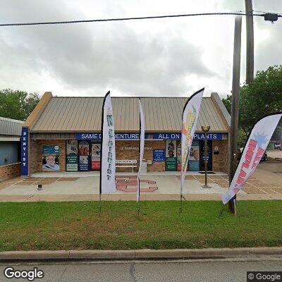 Thumbnail image of the front of a dentist office practice with the name Anderson Dental & Implant Center which is located in El Campo, TX