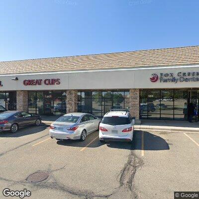 Thumbnail image of the front of a dentist office practice with the name Fox Creek Family Dental which is located in Longmont, CO