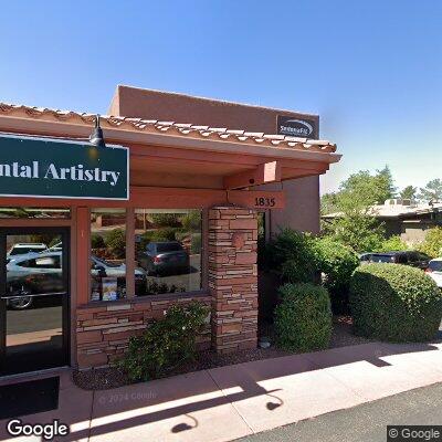 Thumbnail image of the front of a dentist office practice with the name Natural Dental Artistry which is located in Sedona, AZ