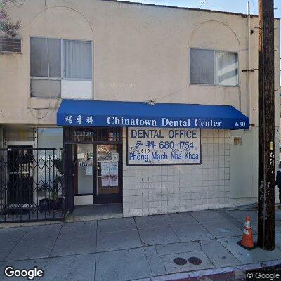 Thumbnail image of the front of a dentist office practice with the name Chinatown Dental Center which is located in Los Angeles, CA