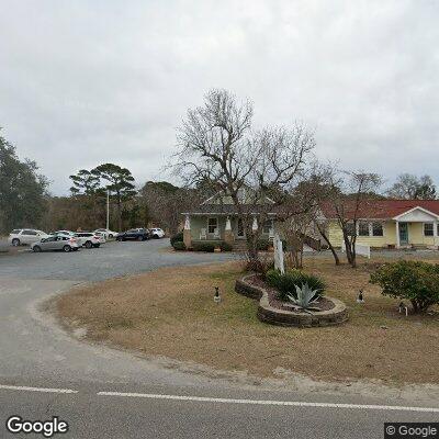 Thumbnail image of the front of a dentist office practice with the name Beach Road Dentistry which is located in Southport, NC