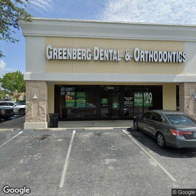 Thumbnail image of the front of a dentist office practice with the name Greenberg Dental & Orthodontic which is located in Eustis, FL