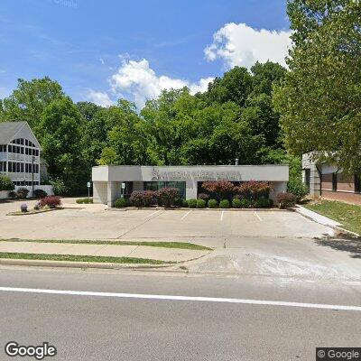 Thumbnail image of the front of a dentist office practice with the name Jackson Creek Dental which is located in Bloomington, IN