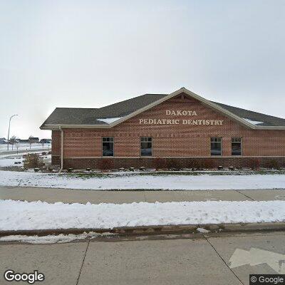 Thumbnail image of the front of a dentist office practice with the name Dakota Pediatric Dentistry which is located in Grand Forks, ND