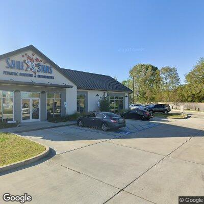 Thumbnail image of the front of a dentist office practice with the name Smile Stars which is located in Prairieville, LA