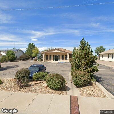 Thumbnail image of the front of a dentist office practice with the name Sandalwood Dental Care Center which is located in Pueblo, CO