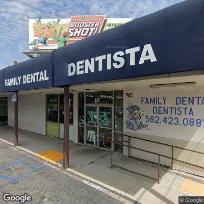 Thumbnail image of the front of a dentist office practice with the name Cherry Artesia Family Dentistry which is located in Long Beach, CA