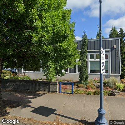 Thumbnail image of the front of a dentist office practice with the name Bullock Family Dental which is located in Wilsonville, OR