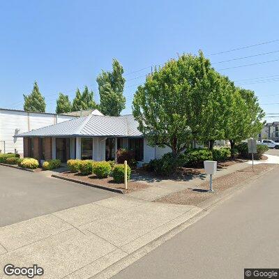 Thumbnail image of the front of a dentist office practice with the name Schuyler Family Dentistry which is located in Woodburn, OR