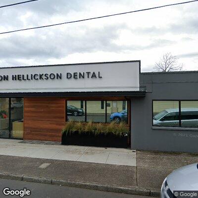 Thumbnail image of the front of a dentist office practice with the name Mattson Hellickson Dental which is located in Beaverton, OR