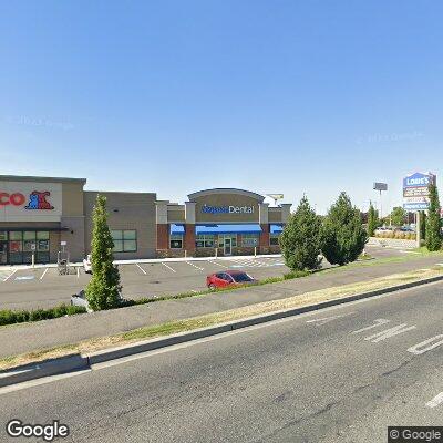 Thumbnail image of the front of a dentist office practice with the name Aspen Dental which is located in Pasco, WA