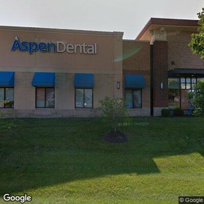 Thumbnail image of the front of a dentist office practice with the name Aspen Dental which is located in Fairfield Township, OH