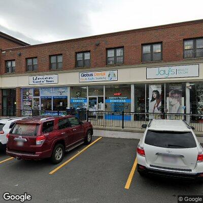 Thumbnail image of the front of a dentist office practice with the name Globus Dental which is located in Lynn, MA