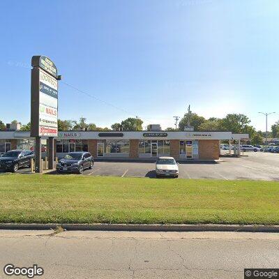 Thumbnail image of the front of a dentist office practice with the name Illinois Orthodontic Center which is located in Mattoon, IL