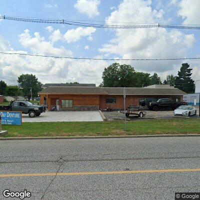 Thumbnail image of the front of a dentist office practice with the name One Day Denture which is located in Jacksonville, IL