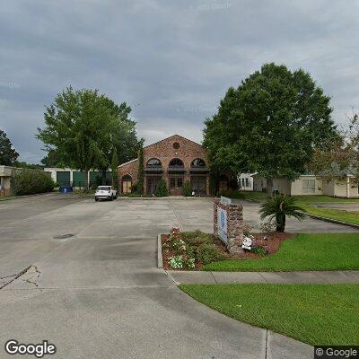 Thumbnail image of the front of a dentist office practice with the name Acadian Orthodontics which is located in Lafayette, LA