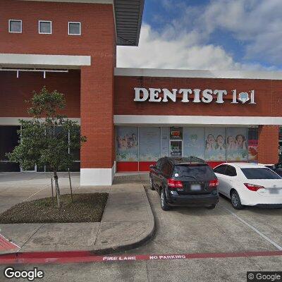 Thumbnail image of the front of a dentist office practice with the name Dentist 101 which is located in Sugar Land, TX