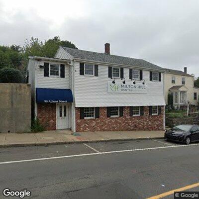 Thumbnail image of the front of a dentist office practice with the name Thomas Family Dental Associates which is located in Milton, MA