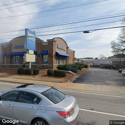 Thumbnail image of the front of a dentist office practice with the name Aspen Dental which is located in Conyers, GA