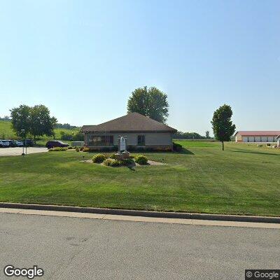 Thumbnail image of the front of a dentist office practice with the name Matthews Family Dental which is located in Whitehall, WI