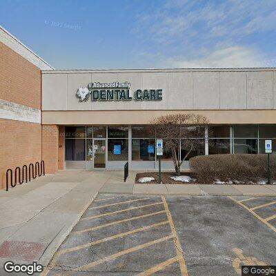 Thumbnail image of the front of a dentist office practice with the name Advanced Family Dental Care which is located in Schaumburg, IL