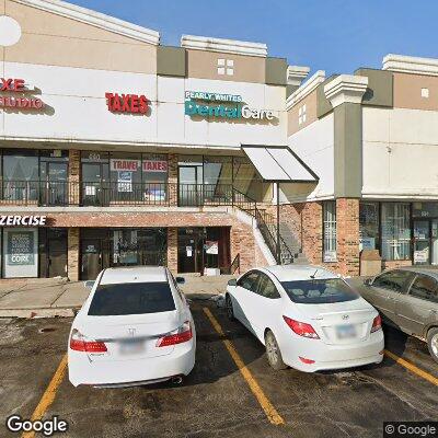 Thumbnail image of the front of a dentist office practice with the name Pearly Whites Dentistry which is located in Schaumburg, IL