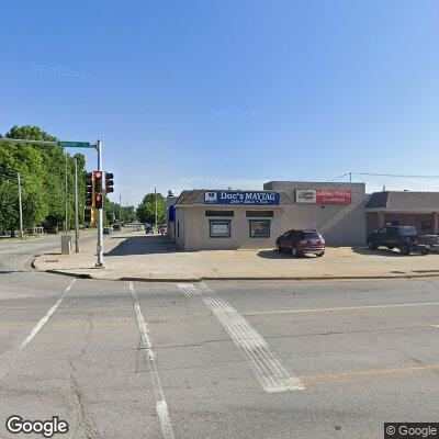 Thumbnail image of the front of a dentist office practice with the name Taylorville Dental which is located in Taylorville, IL