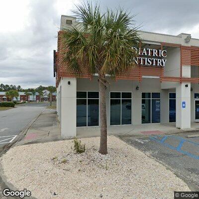 Thumbnail image of the front of a dentist office practice with the name Pooler Pediatric Dentistry which is located in Pooler, GA