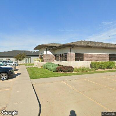 Thumbnail image of the front of a dentist office practice with the name Christensen & Freeseman Orthodontics which is located in Waterloo, IA