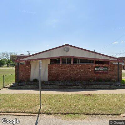 Thumbnail image of the front of a dentist office practice with the name Christy Family Dentistry which is located in Okmulgee, OK