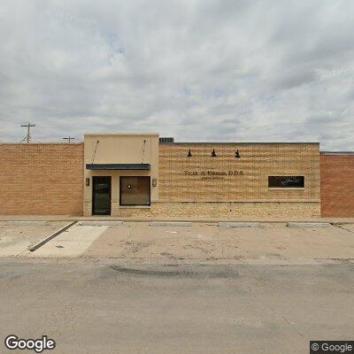 Thumbnail image of the front of a dentist office practice with the name Kirklin Family Dentistry which is located in Perryton, TX