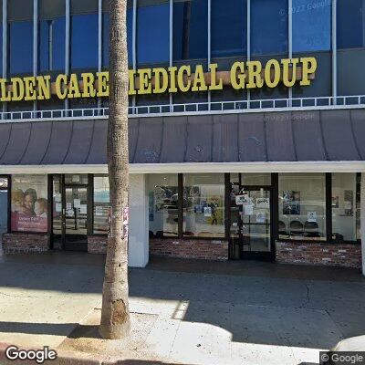 Thumbnail image of the front of a dentist office practice with the name Golden Care Dentistry which is located in Van Nuys, CA