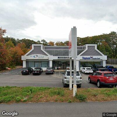 Thumbnail image of the front of a dentist office practice with the name Meridian Dental Associates which is located in South Weymouth, MA