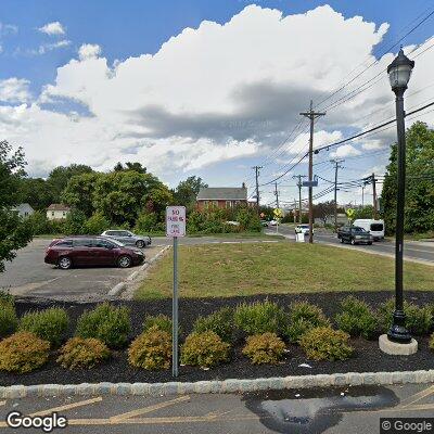 Thumbnail image of the front of a dentist office practice with the name Mercer Smiles Family Dentistry which is located in Robbinsville, NJ