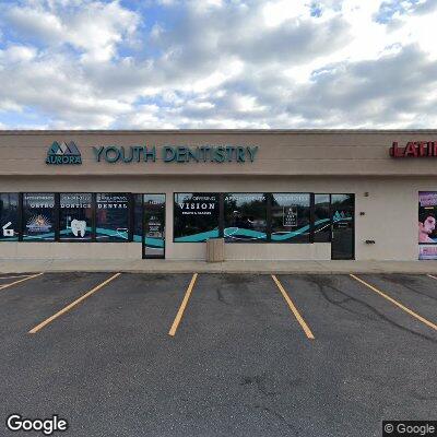 Thumbnail image of the front of a dentist office practice with the name Aurora Youth Dentistry which is located in Aurora, CO